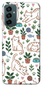 Чохол Cats pattern для Galaxy M13 4G