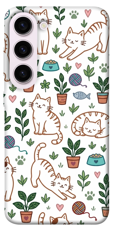 Чехол Cats pattern для Galaxy S23+