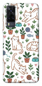 Чохол Cats pattern для Vivo Y31