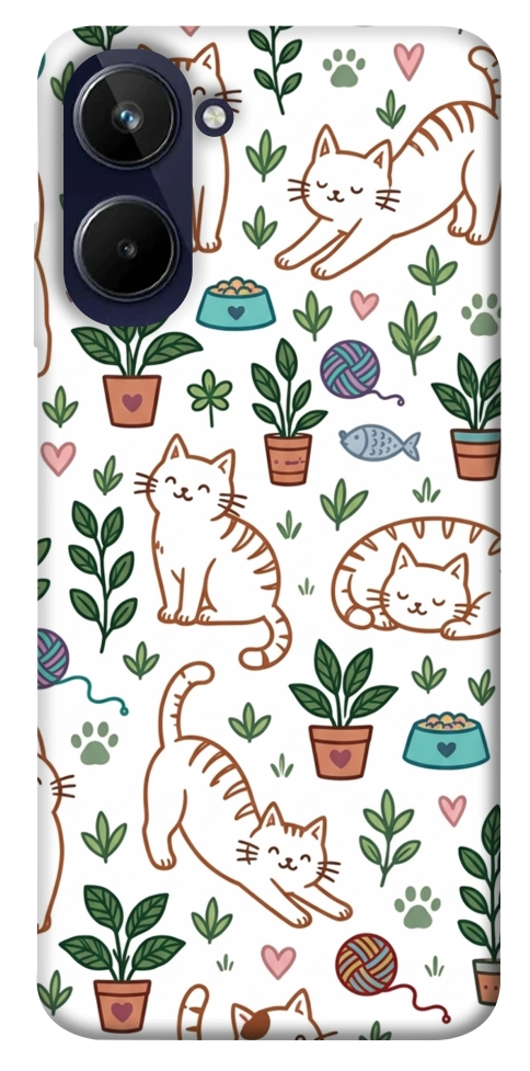 Чохол Cats pattern для Realme 10 4G