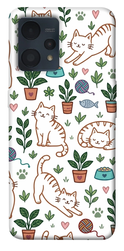 Чохол Cats pattern для Realme 9 Pro+