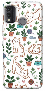 Чохол Cats pattern для Nokia G11 Plus