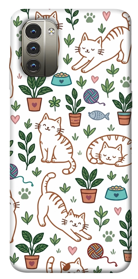 Чехол Cats pattern для Nokia G11