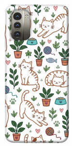 Чехол Cats pattern для Nokia G11