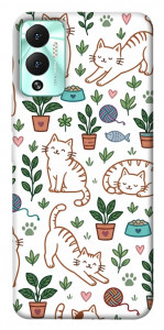 Чохол Cats pattern для Infinix Hot 12 Play