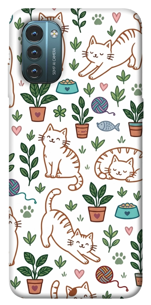 Чохол Cats pattern для Nokia G21