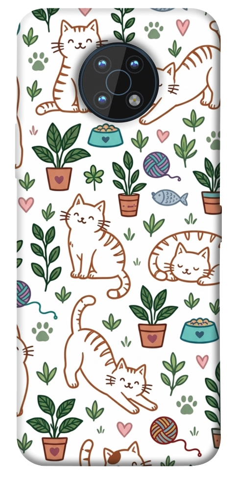 Чехол Cats pattern для Nokia G50