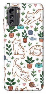 Чохол Cats pattern для Nokia G60