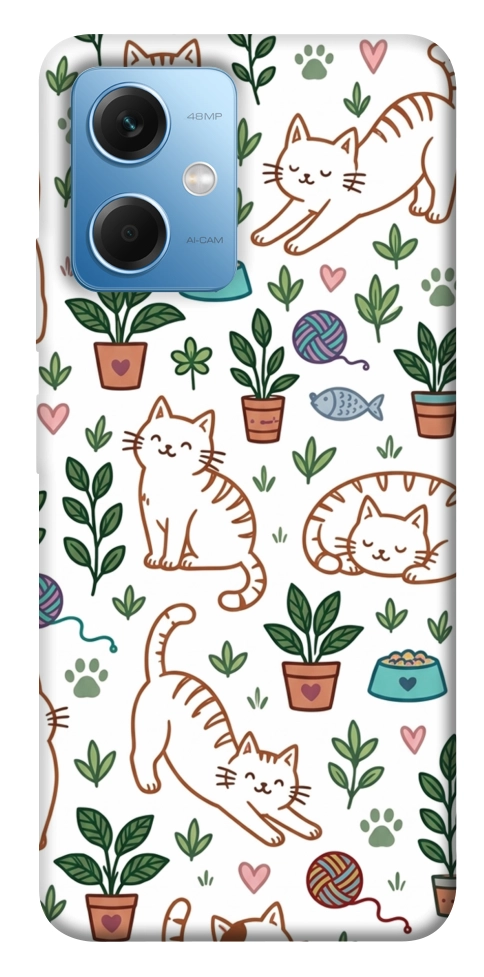 Чохол Cats pattern для Xiaomi Poco X5