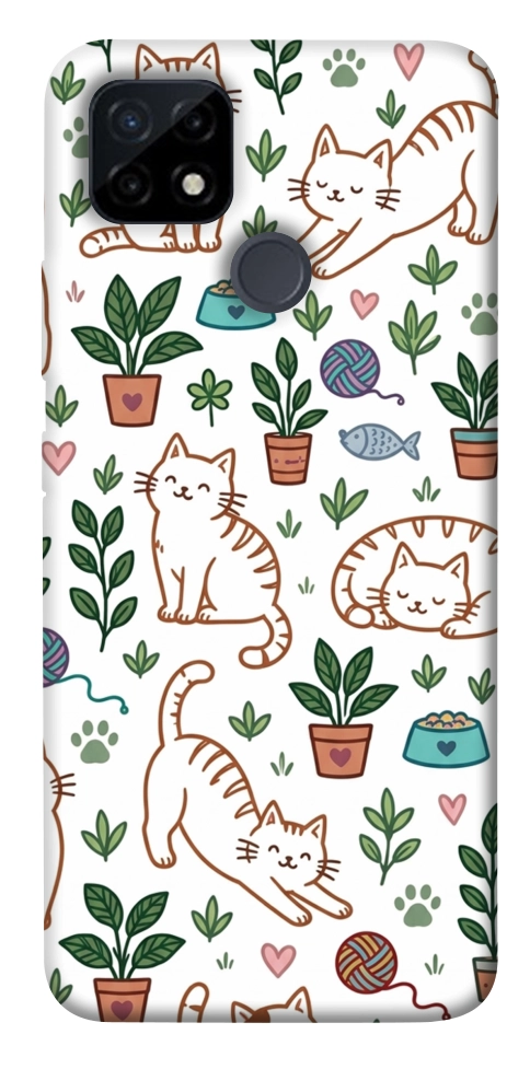 Чохол Cats pattern для Realme C12