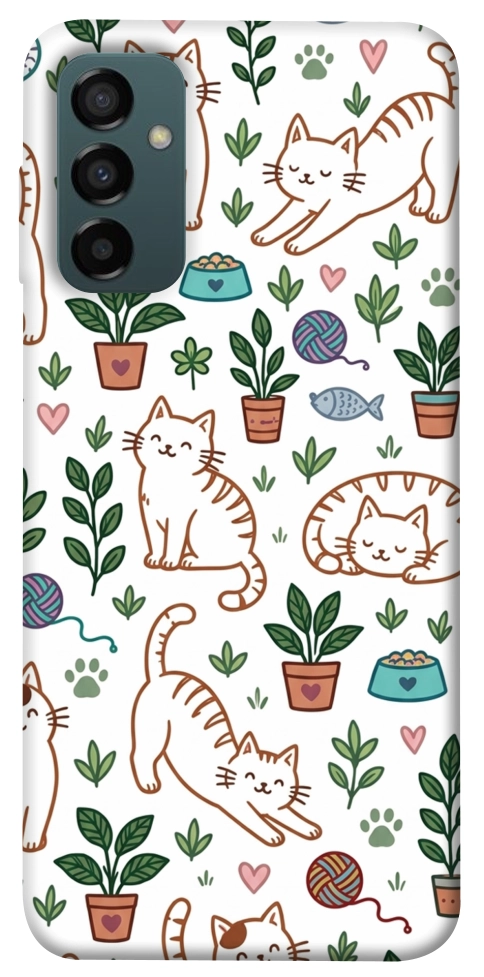 Чехол Cats pattern для Galaxy M14 5G
