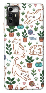 Чехол Cats pattern для ZTE Blade A72
