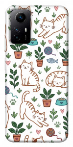 Чохол Cats pattern для Xiaomi Redmi Note 12S