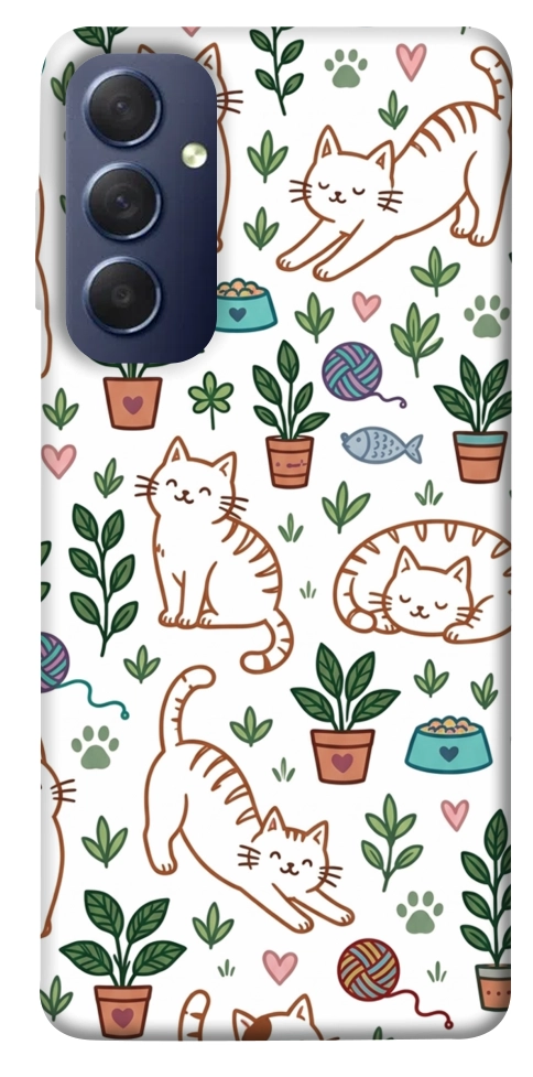 Чохол Cats pattern для Galaxy M54 5G