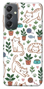 Чохол Cats pattern для Galaxy A24 4G
