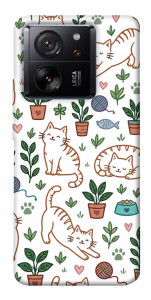 Чехол Cats pattern для Xiaomi 13T