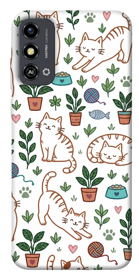 Чохол Cats pattern для ZTE Blade A53
