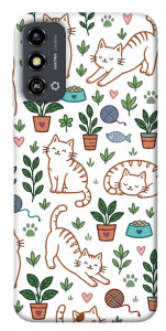 Чохол Cats pattern для ZTE Blade A53