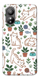 Чохол Cats pattern для ZTE Blade L220
