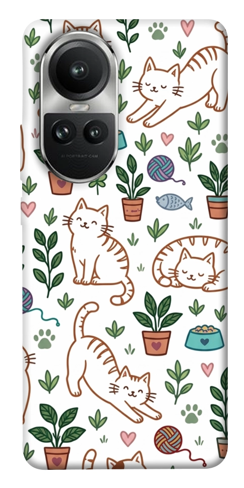 Чохол Cats pattern для Oppo Reno 10