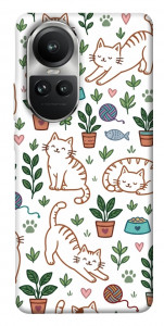 Чохол Cats pattern для Oppo Reno10 Pro