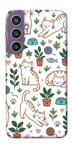 Чохол Cats pattern для Galaxy S23 FE