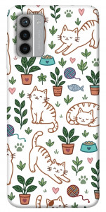 Чохол Cats pattern для Nokia G42
