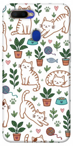 Чехол Cats pattern для Oppo A7