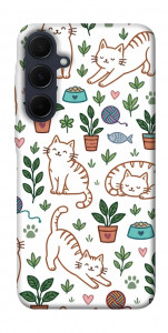 Чохол Cats pattern для Galaxy A55