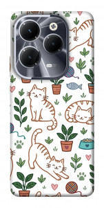 Чехол Cats pattern для Infinix Hot 40