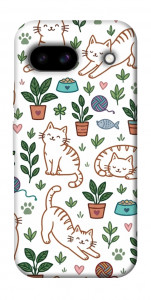 Чехол Cats pattern для Google Pixel 8a