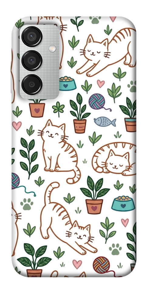 Чехол Cats pattern для Galaxy M15 5G