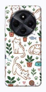 Чохол Cats pattern для Xiaomi Poco C75