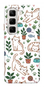 Чохол Cats pattern для Infinix Hot 50 4G