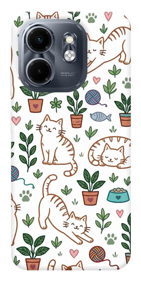 Чохол Cats pattern для Infinix Smart 9 4G