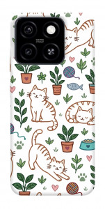 Чохол Cats pattern для ZTE Blade A55 4G
