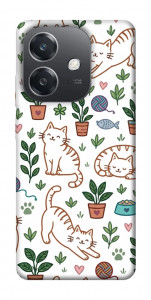 Чехол Cats pattern для Oppo А3х 4G
