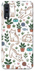 Чохол Cats pattern для Galaxy A70s