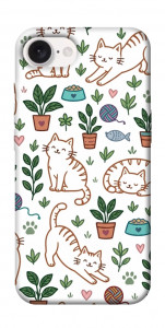 Чехол Cats pattern для iPhone 16e
