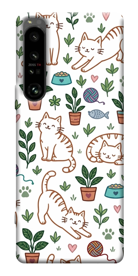 Чехол Cats pattern для Sony Xperia 1 IV