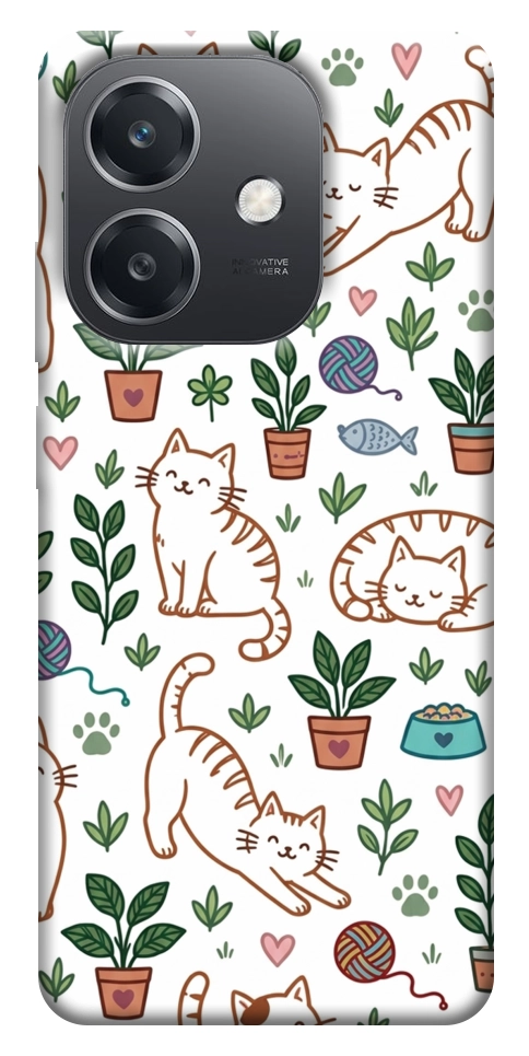 Чехол Cats pattern для Oppo A40m