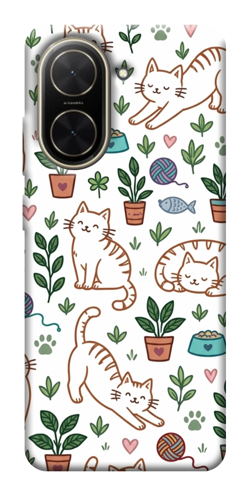 Чохол Cats pattern для Xiaomi Poco C71