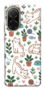 Чохол Cats pattern для Xiaomi Poco C71