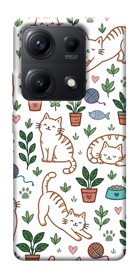 Чохол Cats pattern для Xiaomi Redmi Note 14S