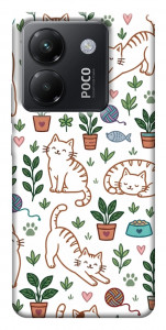 Чехол Cats pattern для Xiaomi Poco M7 Pro 5G