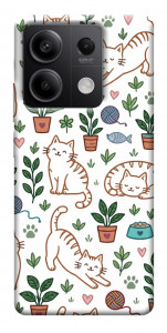 Чехол Cats pattern для Xiaomi Redmi Note 13 5G