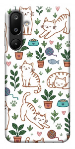 Чехол Cats pattern для Galaxy M16 5G