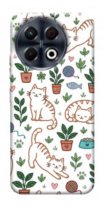Чехол Cats pattern для TECNO Spark 30 Pro (KL7)