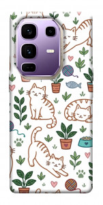 Чехол Cats pattern для Infinix Note 50 Pro+