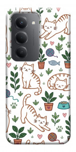Чохол Cats pattern для Xiaomi Redmi 15 (Europe version)